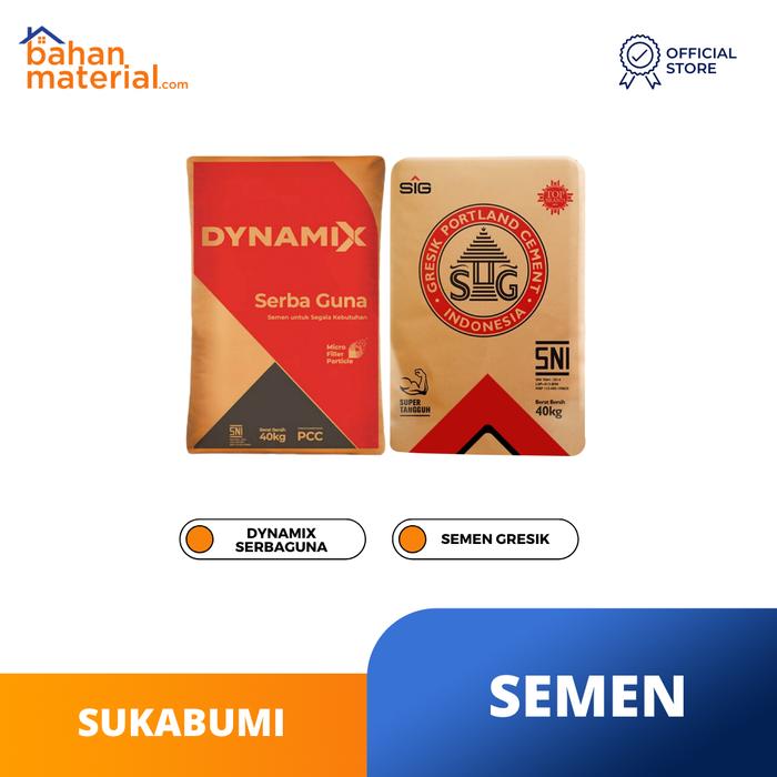 Gambar Semen Gresik & Dynamix Cabang Sukabumi - SD SRBGN-50KG dari BahanMaterial com undefined Tokopedia