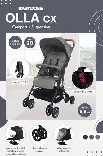 Gambar Strollers Olla Cx Cabin Size / Kereta Dorong Bayi Tora dari torapanis undefined Tokopedia
