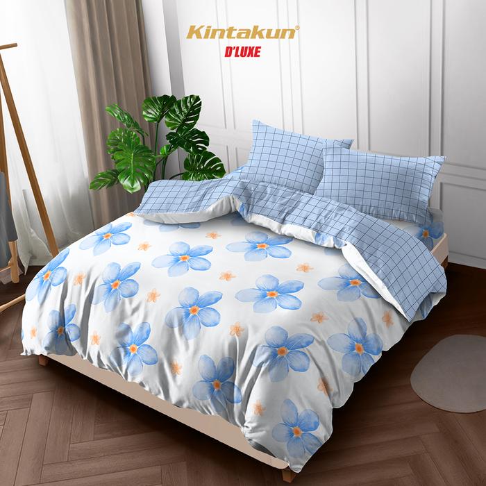 Gambar Kintakun Bedcover Set Fitted 120 / 160 / 180 / 200 Minimalis Bunga 30 Sarung Bantal Guling Karet Kasur Benang Kain [KAMAR RUMAHKU] - Aera, 120 x 200 dari Kamar Rumahku undefined Tokopedia