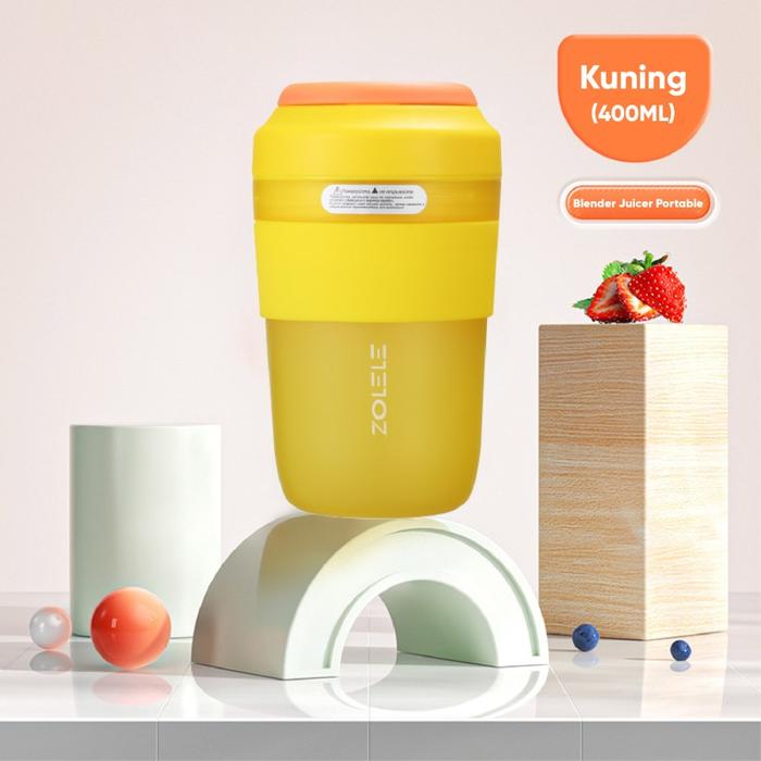 Gambar SAMONO SW-Y9 PORTABLE JUICER MIXER BLENDER MINI JUS BUAH 350mL 40W - ZOLELE KUNING dari GADZILA STORE undefined Tokopedia