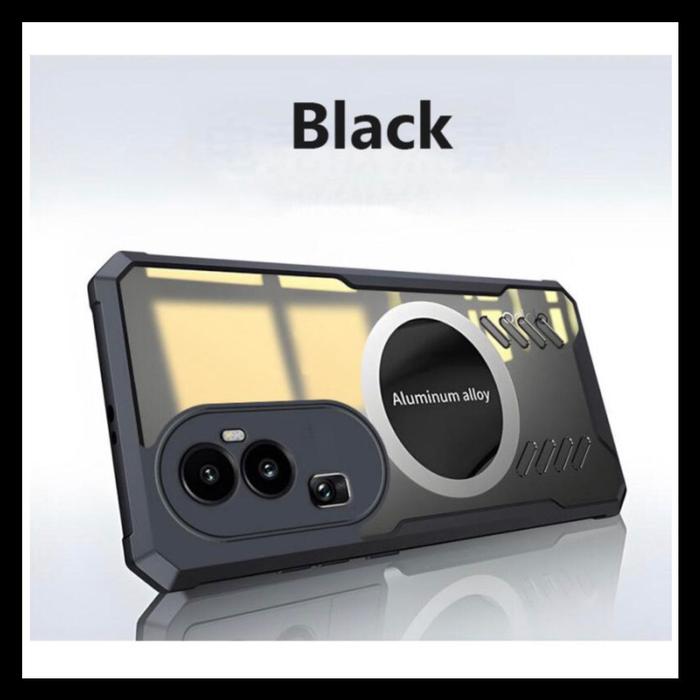 Gambar Oppo Reno Reno10 / 10 Pro+ Plus 5G Case Cooling Magnetic Hard Cover Pc - RENO 10 PROPLUS, Hitam dari Best Accesories Hp undefined Tokopedia