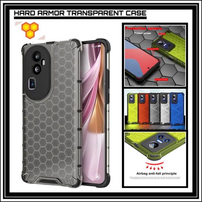 Gambar Oppo Reno 10 5G / Reno10 Pro Pro+ Plus Hard Case Honeycomb Casing Tpu - RENO10 PRO PLUS, GREY. dari Best Accesories Hp undefined Tokopedia