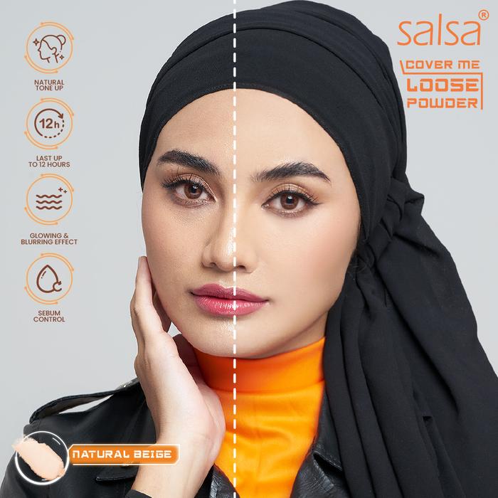 Gambar SALSA Cover Me Loose Powder - Bedak Tabur Oil Control Tahan Lama - 1pc Natural B. dari Salsa Cosmetic undefined Tokopedia