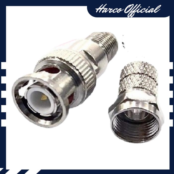 Gambar Jack Connector BNC Drat taiwan dari harcokomputer undefined Tokopedia