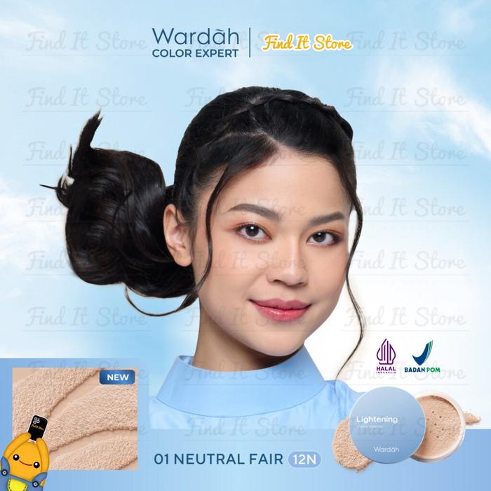Gambar Wardah Lightening Matte Powder 20gr Bedak Tabur Loose Powder BPOM - 01 Neutral Fair dari Find It Store undefined Tokopedia