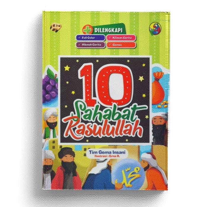 Gambar Buku Islami Anak 10 Sahabat Rasulullah Kisah Sahabat Nabi Muhammad saw dari Yafazaka Toko Buku undefined Tokopedia
