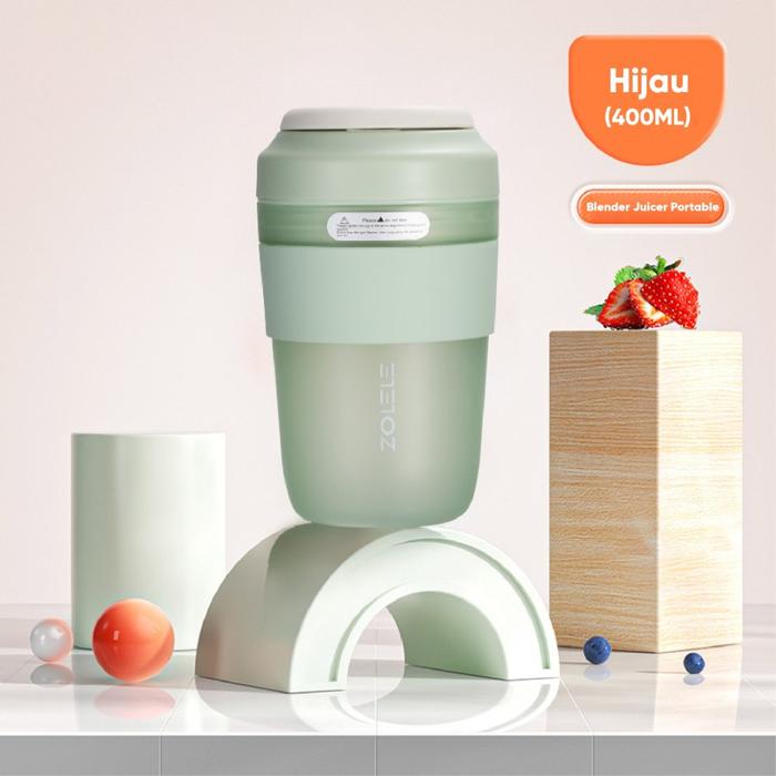 Gambar SAMONO SW-Y9 PORTABLE JUICER MIXER BLENDER MINI JUS BUAH 350mL 40W - ZOLELE HIJAU dari GADZILA STORE undefined Tokopedia