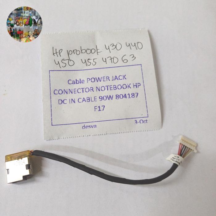 Connecteur Jack D'alimentation DC Pour HP ProBook 430, 440, 450, 455, 470 G3 G4 G5