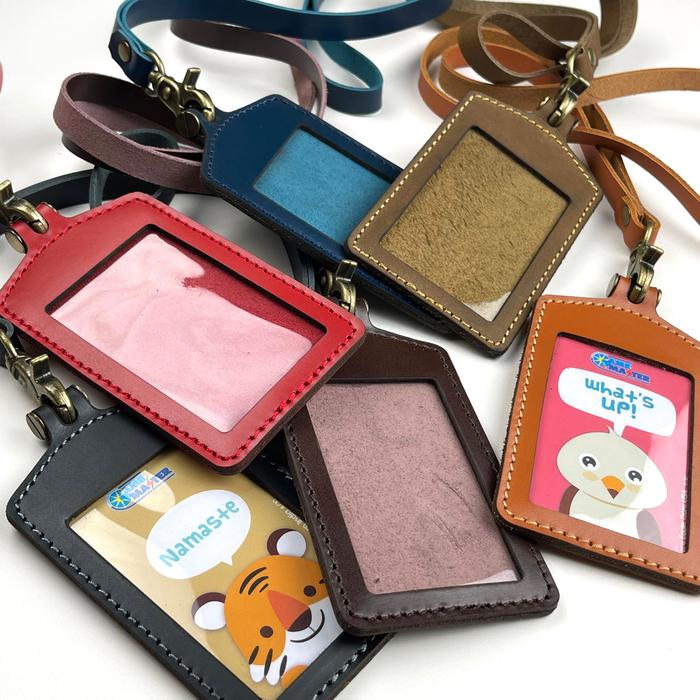 Jual Gantungan Id Card Kulit Asli Tali Id Card Holder Name Tag jual-gantungan-id-card-kulit-asli-tali-id-card-holder-name-tag
