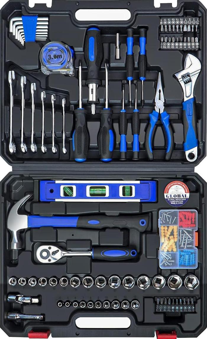 Gambar Best JarOwl_ Tool Kit Tool Set 146 Pieces Metric hold Hand Tool dari Basyira Market undefined Tokopedia