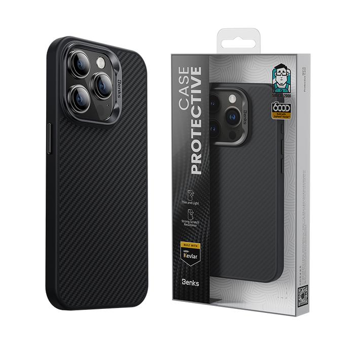 Gambar Benks MagClap ArmorPro Case with Kevlar 600D for iPhone 15 Series - iP 15 Pro Max dari Benks ID undefined Tokopedia