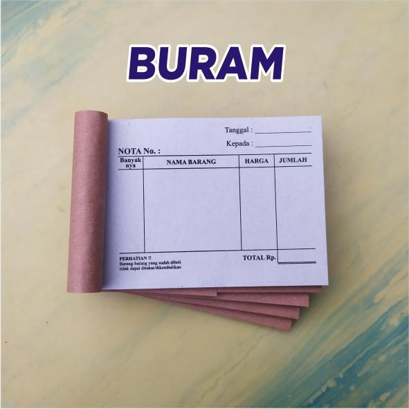 Gambar Nota Kosong Polos Kecil Bon Toko Kosongan Jual Beli Kelontong Warung - BURAM dari insidegrafika undefined Tokopedia