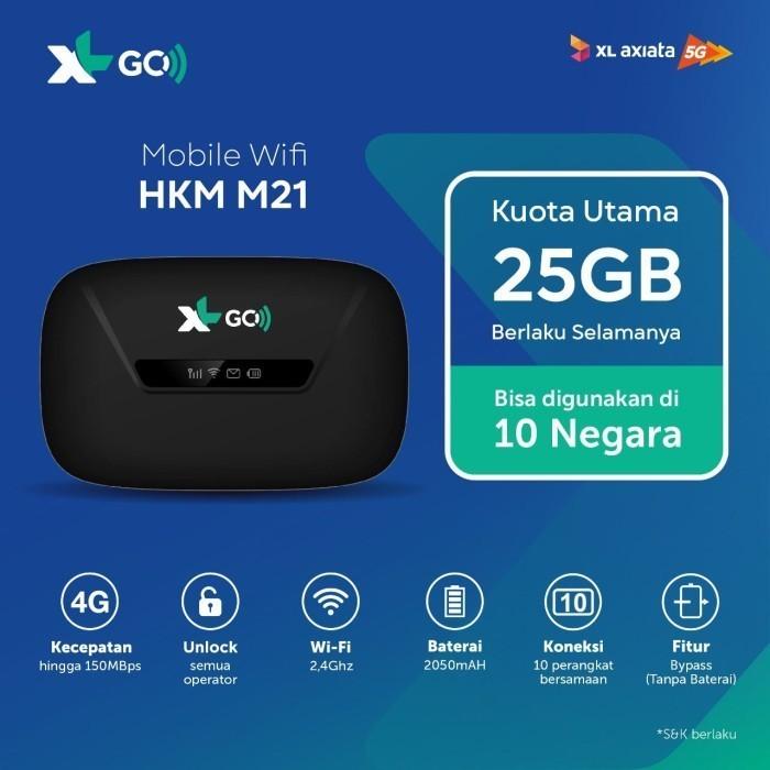 Gambar Modem Wifi 4G HKM M21 XL GO - Modem M21 dari Indokom Store undefined Tokopedia