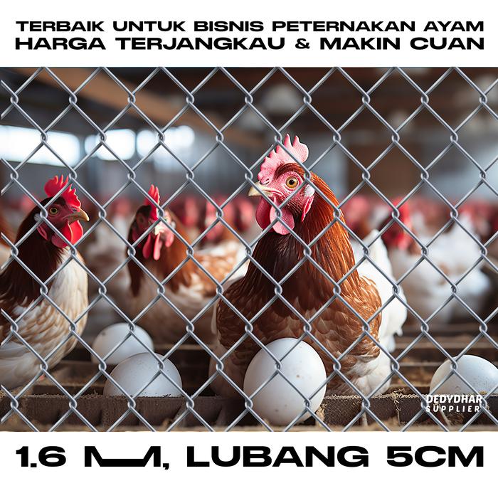 Gambar Kawat Harmonika / Kawat Pagar Galvanis BWG 16 x 5 cm x 100 cm @25meter - 16x5cmx100@1mtr dari dedydhar.os undefined Tokopedia