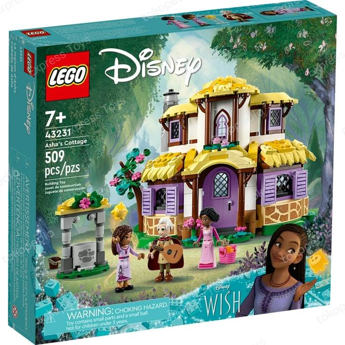 Gambar LEGO 43231 Disney Wish Asha Cottage Building Toy Set dari Express Toys undefined Tokopedia