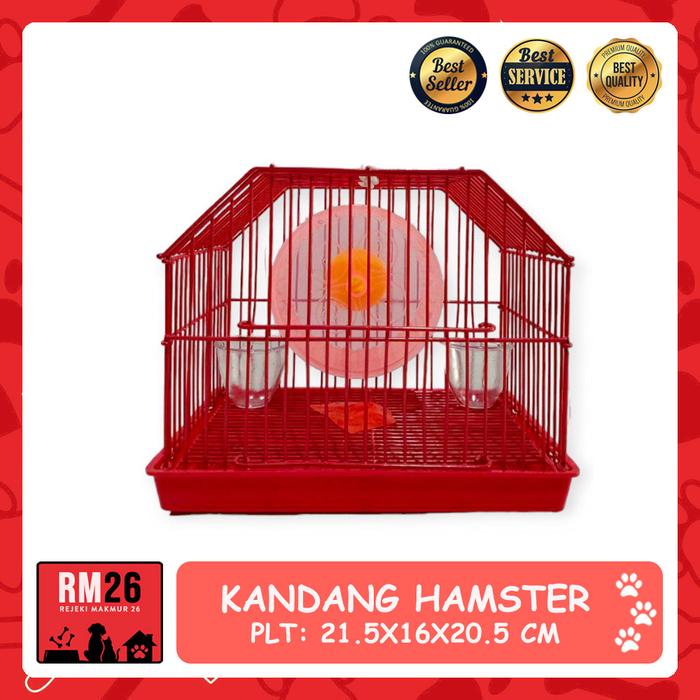Gambar KANDANG HAMSTER KECIL - Merah dari Rejeki Makmur 26 undefined 4 Tokopedia