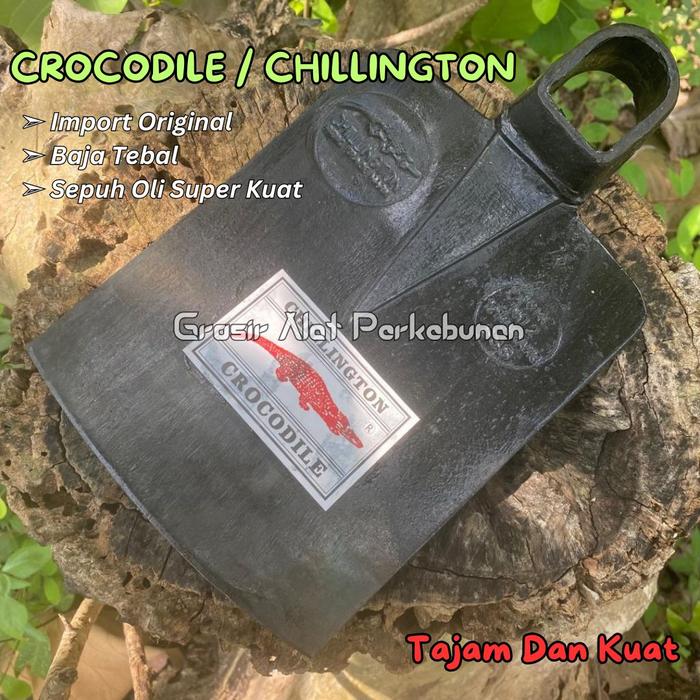 Gambar Cangkul Cap Buaya Chilington Original Import Full Baja Sepuh Oli dari Grosir Peralatan Perkebunan undefined Tokopedia