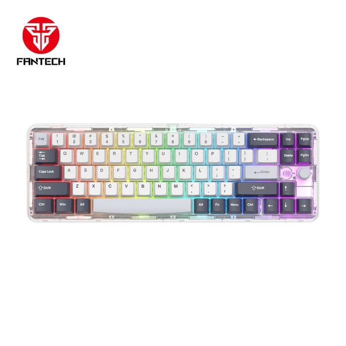 Gambar FANTECH MAXFIT70 MK911 65% WIRELESS Mechanical Keyboard - EPIC GREYSCALE, BROWN dari GGSTORESBY undefined Tokopedia