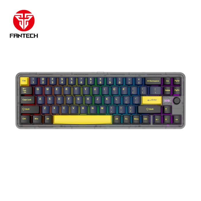Gambar FANTECH MAXFIT70 MK911 65% WIRELESS Mechanical Keyboard - GRAND COBALT, YELLOW dari GGSTORESBY undefined Tokopedia