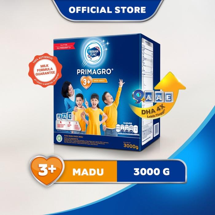 Gambar Frisian Flag Primagro 3+ Madu 3000 gr dari anakpedia undefined Tokopedia