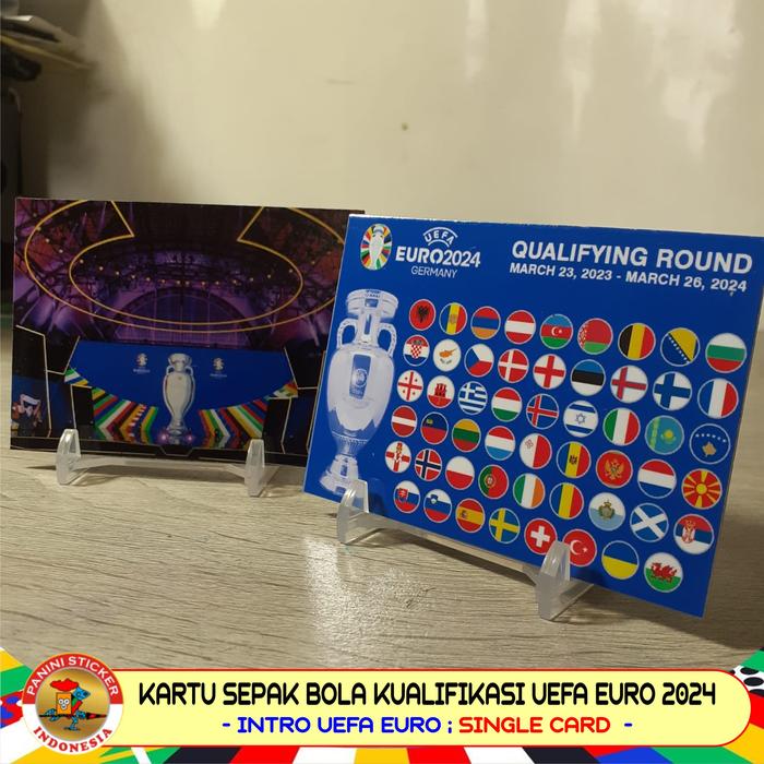 Gambar KARTU SEPAK BOLA KUALIFIKASI UEFA EURO 2024 (1)- EXCLUSIVE PRODUCT - - 11 dari Panini Sticker undefined Tokopedia