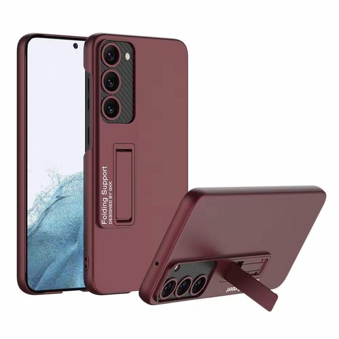 Gambar Casing Samsung Galaxy S23FE ULTRA THIN Matte Case Stand Ori GKK S23 FE - BURGUNDY dari i-case undefined Tokopedia