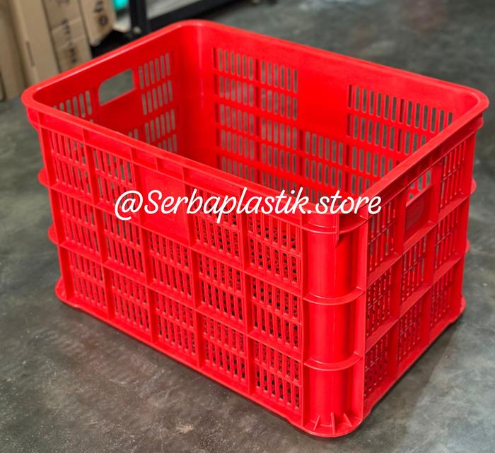 Gambar Keranjang krat pabrik container kontainer box serbaguna plastik tebal - Besar dari Serbaplastik.Store undefined 3 Tokopedia