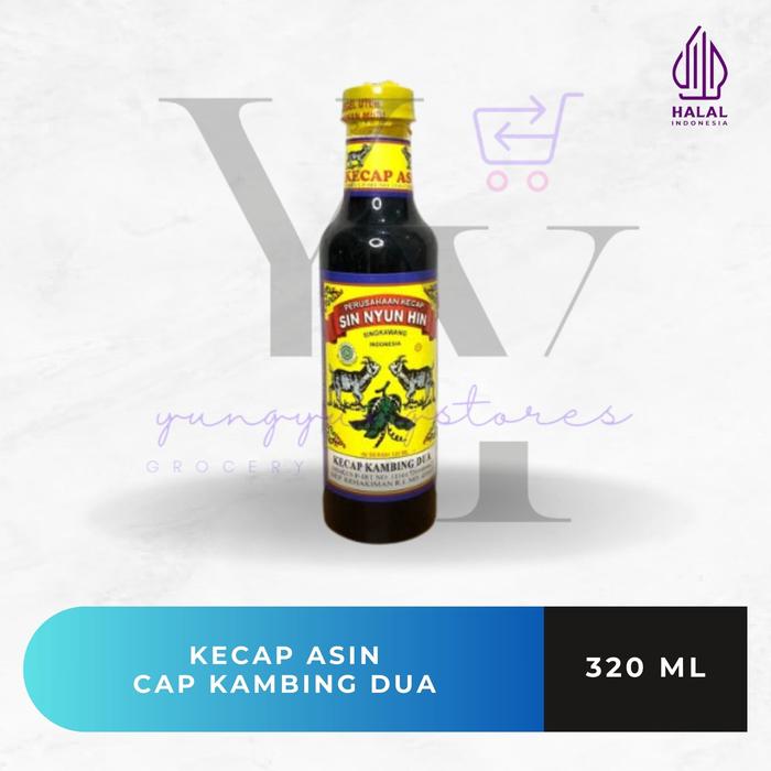 Gambar [KECIL] Kecap Asin Singkawang Kalimantan Cap Kambing Kembar / Dua 320 ml dari Yungyungstores undefined Tokopedia