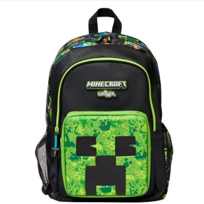 Gambar Smiggle Minecraft Backpack/ Tas Ransel Smiggle/Kado/Ready dari einstein toys shopp undefined Tokopedia