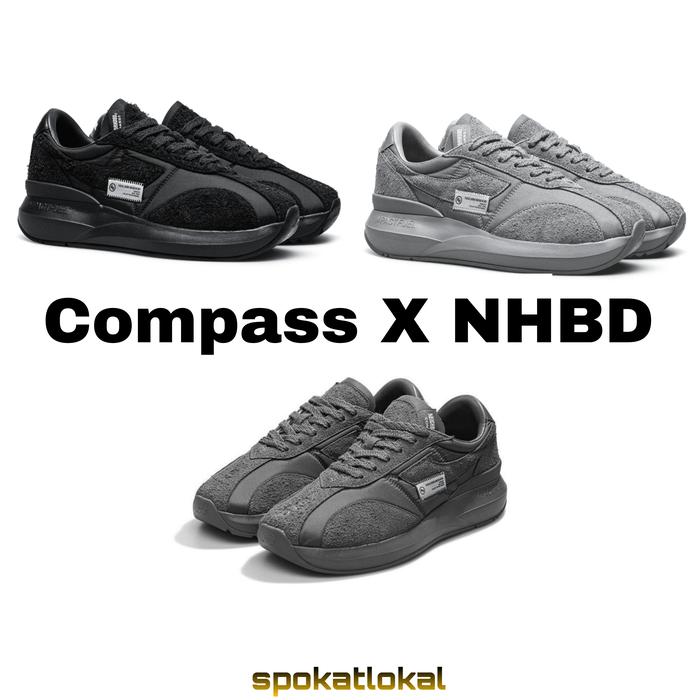 Gambar Sepatu Compass X Neighborhood NHBD Velocity Black, Grey & Dark Grey - Iklan, 42 dari Spokatlokal undefined Tokopedia