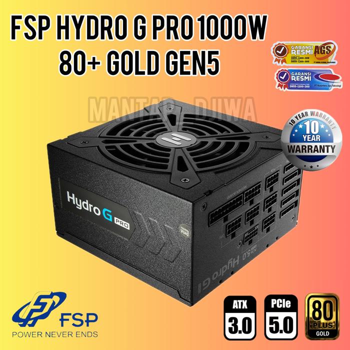 Jual FSP HYDRO G PRO 1000W 80+ gold full modular psu / power