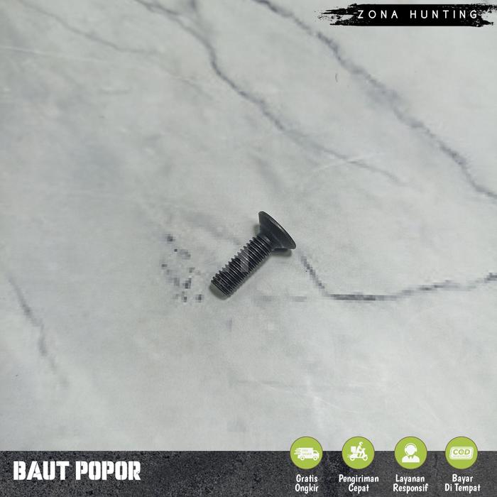 Gambar Baut Popor Warna Hitam Baud Setelan Pipi Baut Setelan Pipi Pcp - 2CM dari ZONA_HUNTING undefined Tokopedia