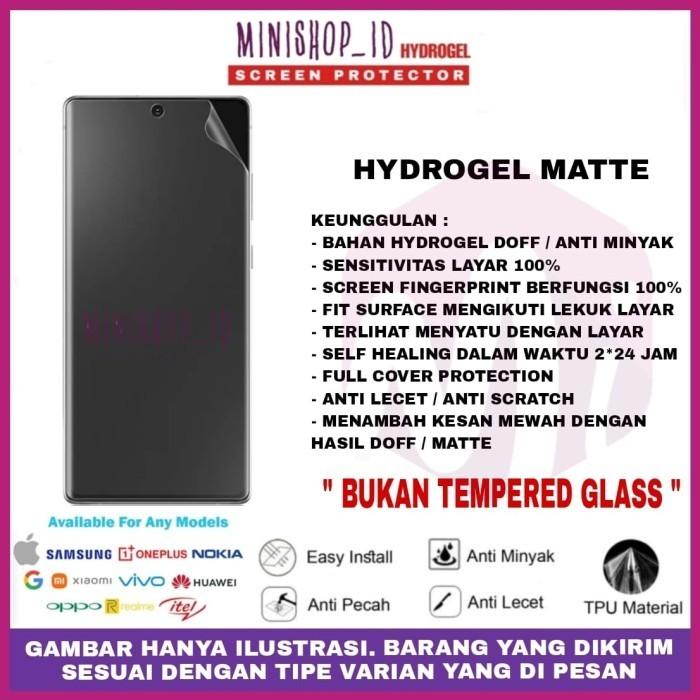 Gambar VIVO V29 5G ANTI GORES MATTE GLOSSY BLUE LIGHT SPY HYDROGEL SCREEN - S - MATTE dari MINISHOP OFFICIAL undefined Tokopedia