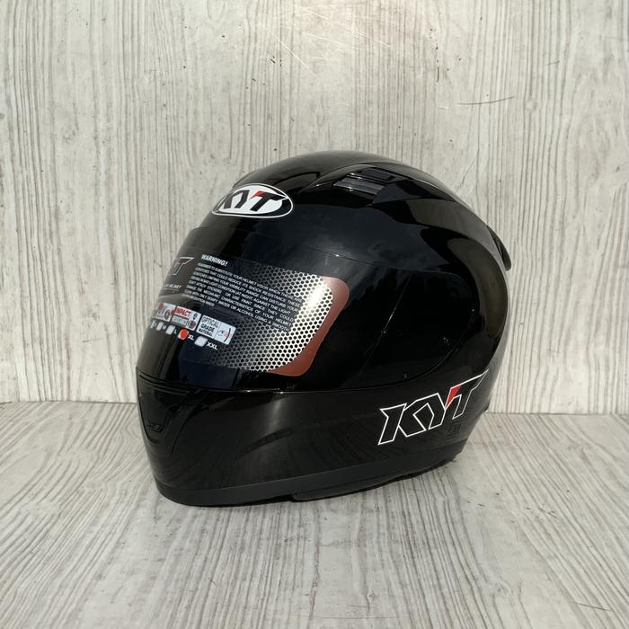 Gambar HELM KYT R10 REDBULL SOLID BLACK FULLFACE - BKGLOS STANDAR, XL dari ILHAM MOTOR_NEW undefined Tokopedia