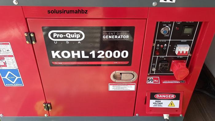Gambar Genset Silent PROQUIP KOHL11000 7500Watt Power Generator Diesel Solar dari solusirumah.biz undefined Tokopedia