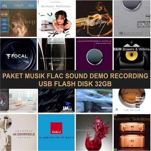 Gambar FLAC MUSIC : paket musik demo recording - usb flash disk 32gb - hi res - Flash Disk dari artsigen undefined Tokopedia