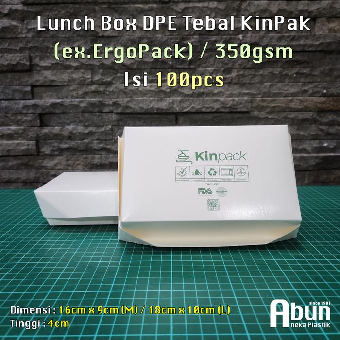 Gambar Lunch Box Paper Large SOLAPAK (Isi 100) dari Abun Aneka Plastik undefined Tokopedia