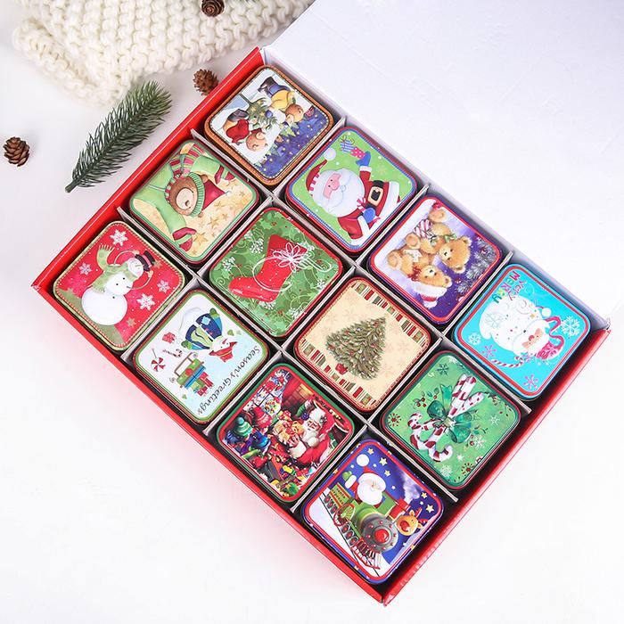 Gambar Wadah Teh Kaleng Mini / Kaleng Penyimpanan Lilin Permen Food Grade - kotak crhistmas dari Seduh Pertama undefined Tokopedia