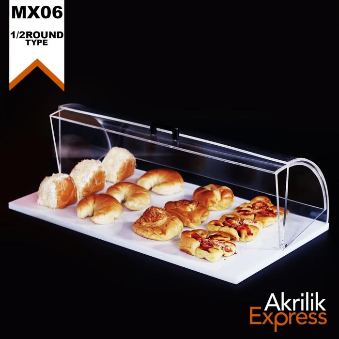 Gambar Display kue / display roti / oredran khusus dengan gosend atau grab dari akrilik express undefined Tokopedia