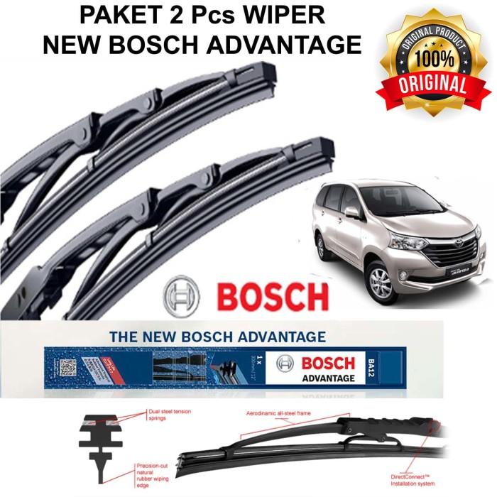 Gambar WIPER MOBIL INNOVA NGKI BOSCH ADVANTAGE 2pcs 24 16 (kn - kr) Adaptor Kaca - Bosch Advantage, Wiper Blkg H307 dari bohlamhid undefined Tokopedia