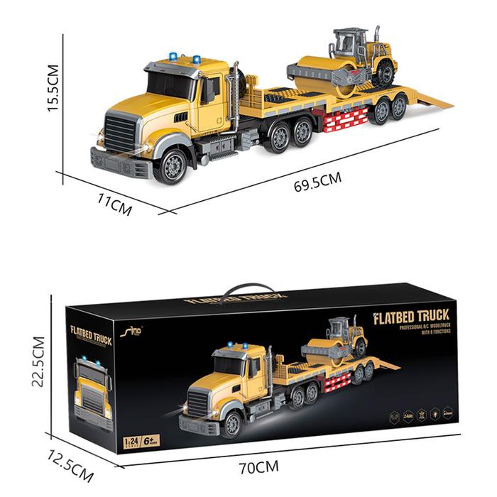 Gambar Excavator Remote Control 14 Saluran Mainan Mobil Eskavator Dengan Lampu eko Remot Mainan Ekskavator Truck Mainan Anak - Trailer+Rol dari happyTOKOshop undefined Tokopedia