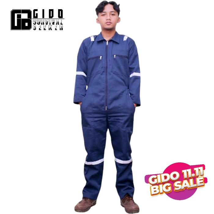 Gambar WEARPACK BENGKEL LAPANGAN SAFTY - Orange, L dari ZENTACTIQUE undefined Tokopedia