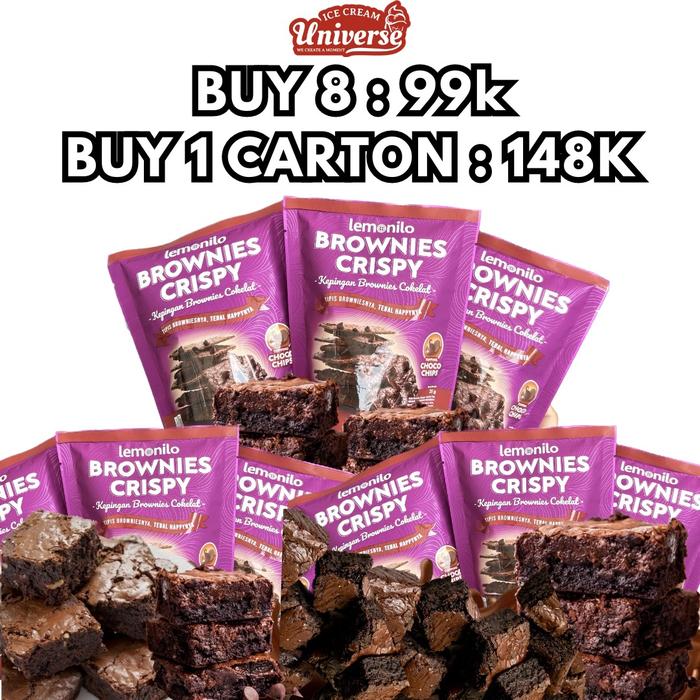 Gambar Lemonilo Brownies Crispy - 1 Pack dari Ice Cream Universe undefined Tokopedia