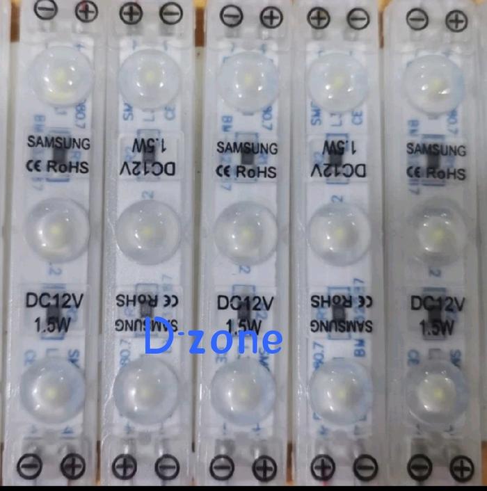 Gambar Lampu modul led 2835 12v 3mata/led module neon box led harga per pcs - putih 200pcs dari dio dream undefined Tokopedia
