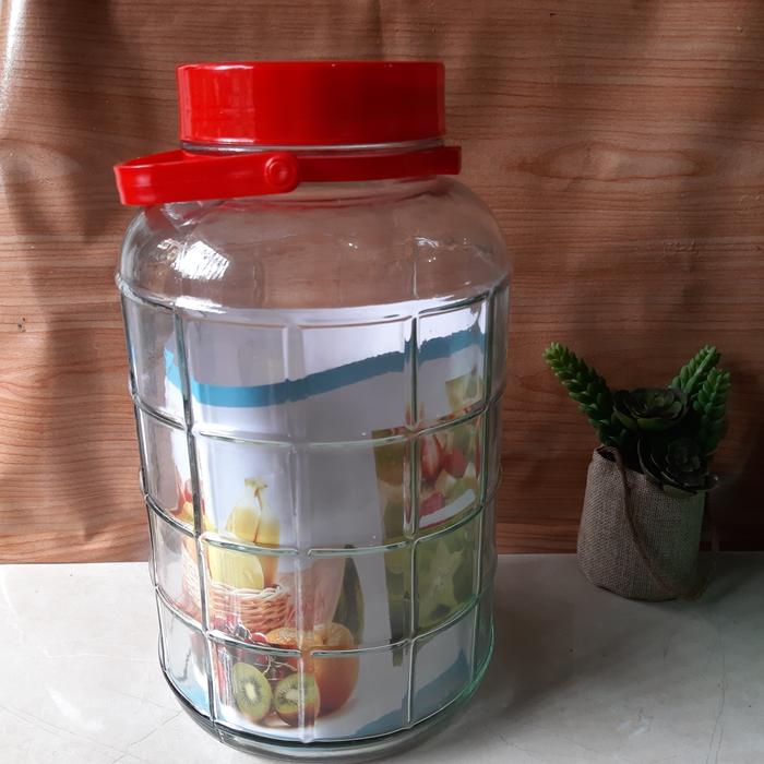 Gambar Toples arak /biskuit Kaca 10Liter jual khusus Medan melalui Grab/Gojek dari Supreme8com undefined Tokopedia