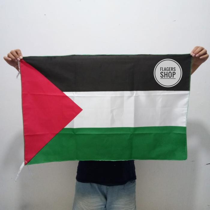 Gambar BENDERA PALESTINA EKSKLUSIF UKURAN 60x90 CM dari Flagers Shop undefined Tokopedia
