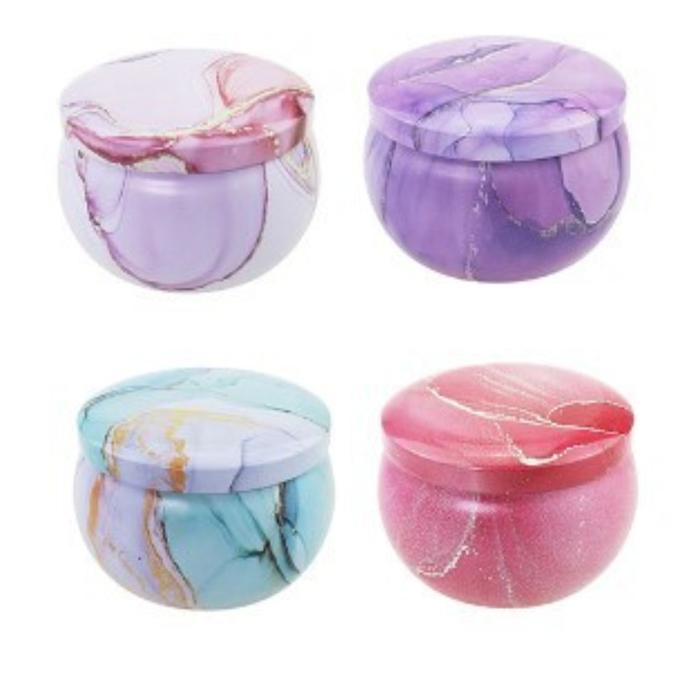 Gambar Wadah Teh Kaleng Mini / Kaleng Penyimpanan Lilin Permen Food Grade - galaxy dari Seduh Pertama undefined Tokopedia