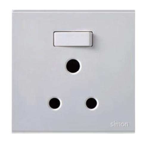 Gambar SIMON E6 Socket-Outlets 15A BS Switched Socket ( 15A - 250V ) 721582 - White dari Voltindo Electric undefined Tokopedia