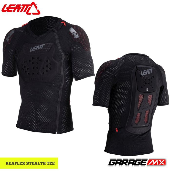 Leatt ReaFlex Stealth プロテクターTシャツ M Leatt ReaFlex Stealth Body Tee - Cycle Gear