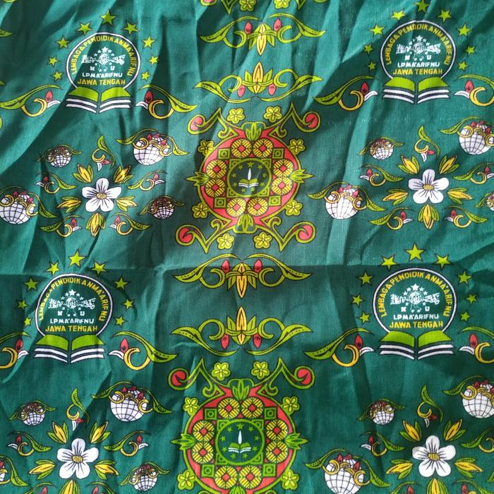 Gambar kain batik lp ma'arif jateng batik lp ma'arif nu jawa tengah uk 1 mtr dari Fasfashion undefined Tokopedia